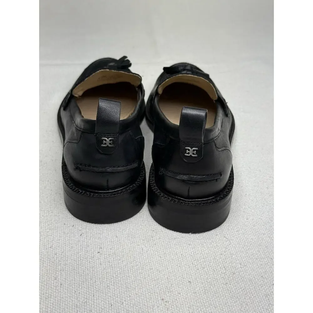 Sam Edelman Women's Caylia Leather Loafer, New, US 8.5 Size , Color Black